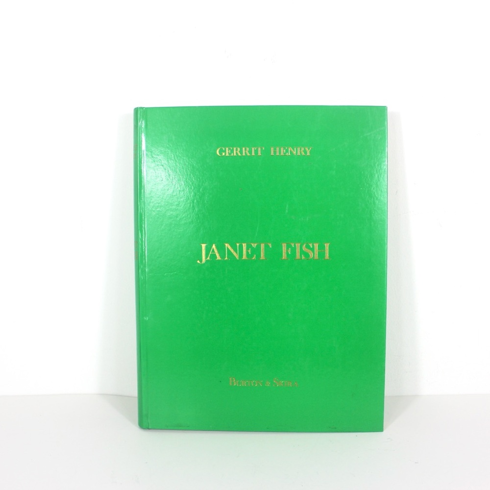 1987 Janet Fish Art Book Hardcover Hard Cover, Gift for Art Lover, Coffee Table
